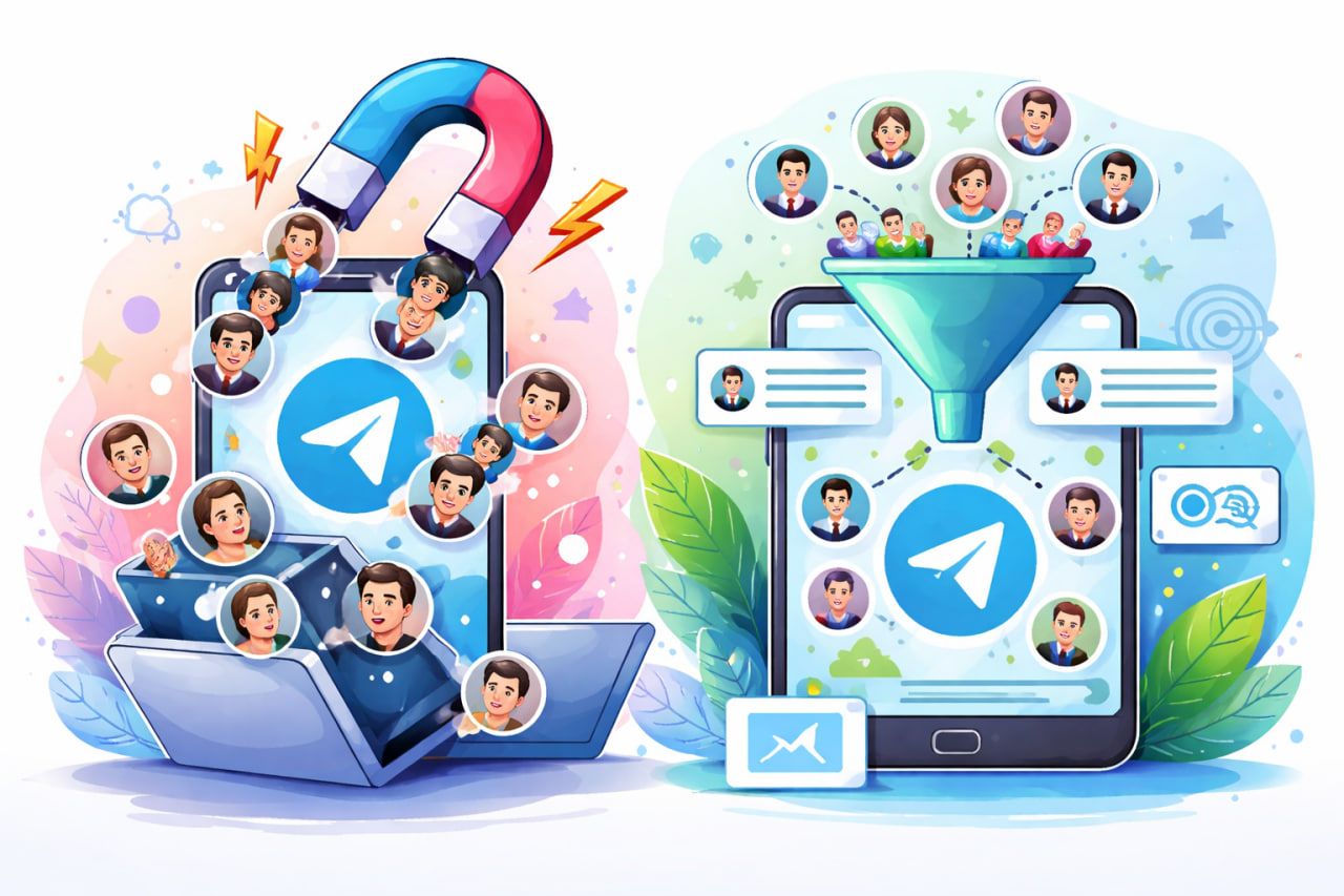 ممبر اد اجباری بخریم یا آپلودری؟ تصمیم درست برای رشد کانال